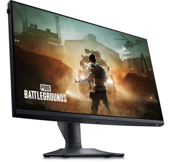 Lcd monitor, Dell, aw2523hf (24.5", gaming, panel ips, 1920x1080, 16:9, 255hz, matte, 1 ms, swivel, pivot, height adjustable)