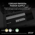 Miniatyrbild 6 av 6: Alimentation PC - CORSAIR - CP-9020297-EU - RMe Series RM1000e ATX Fully Modular Cybenetics Gold Power Supply