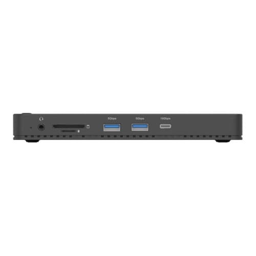 Unitek - dockningsstation - USB-C / USB4 / Thunderbolt 3 / Thunderbolt 4 - HDMI, DP - 1GbE