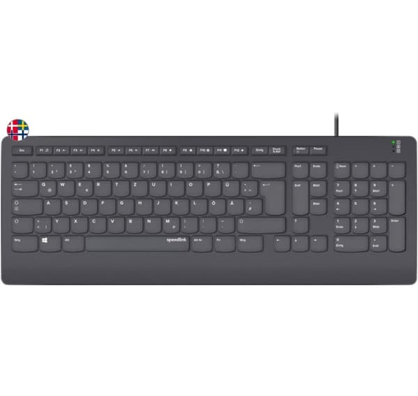 Speedlink tastatur Hi-Genic Nordic (SL-640009-BK-NC)
