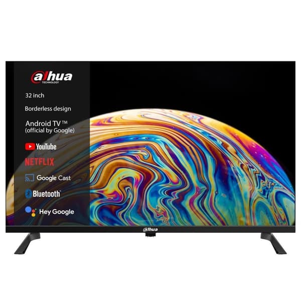 TV 24" (smart/hd, 1366x768, android TV, musta, dhi-lTV24-sd100), Dahua