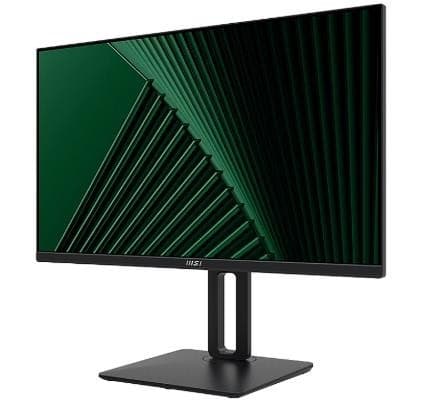 LCD-skærm pro mp245pg (23,8", business, panel ips, 1920x1080, 16:9, 100hz, mat, 1 ms, drejelig, drejelig, højdejusterbar), Msi
