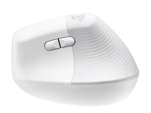 Mus USB optisk wrl vertikal/hvit høyre 910-006475, Logitech