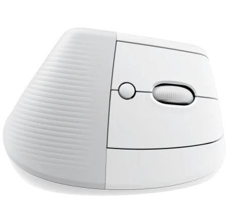 Mus USB optisk wrl vertikal/hvit høyre 910-006475, Logitech