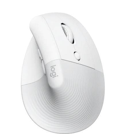 Mus USB optisk wrl vertikal/hvit høyre 910-006475, Logitech Hvit