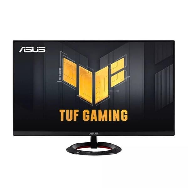 LCD-skjerm 23,8" (gaming, panel-ips, 1920x1080, 16:9, 180hz, 1 ms, høyttalere, tilt, farge svart, 90lm0ae1-b01e70), Asus Sort
