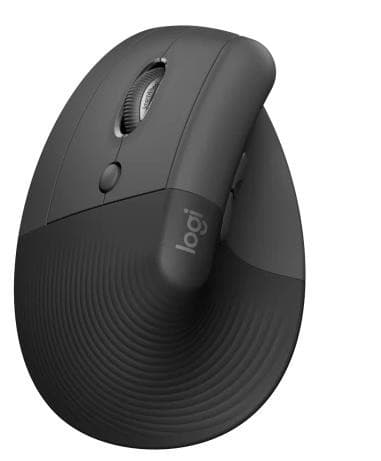 Mus USB optisk wrl vertikal/svart 910-006474, Logitech grafit