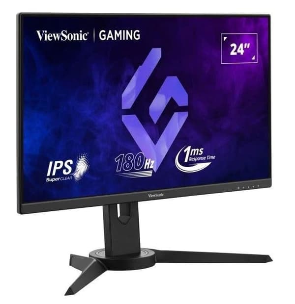 LCD-näyttö vx2479j-hd-pro (24", peli, paneeli ips, 1920x1080, 16:9, 180 Hz, matta, 1 ms, kääntyvä, pivot), Viewsonic
