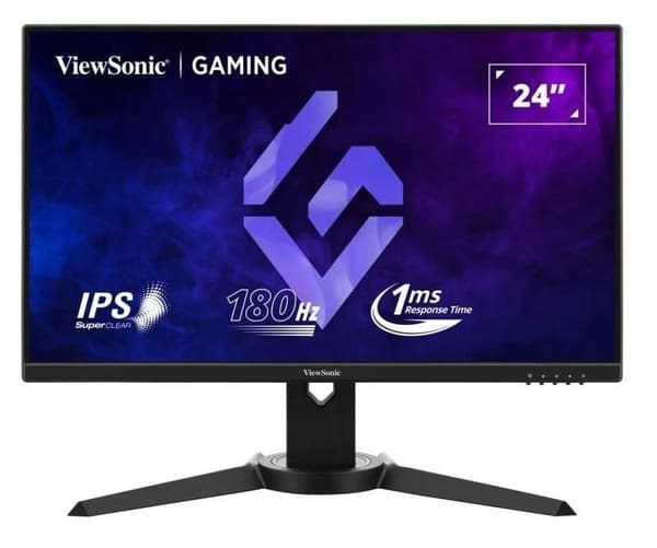 LCD-näyttö vx2479j-hd-pro (24", peli, paneeli ips, 1920x1080, 16:9, 180 Hz, matta, 1 ms, kääntyvä, pivot), Viewsonic musta