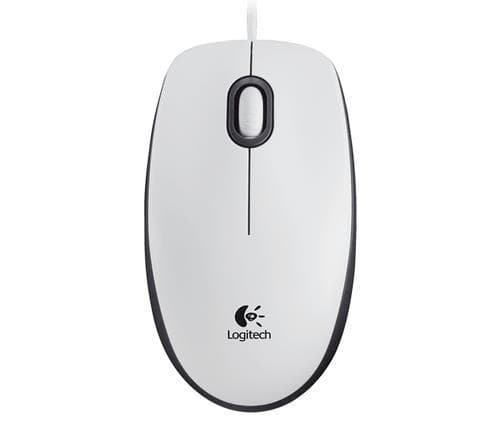 Mus USB optisk m100/hvit 910-006764, Logitech