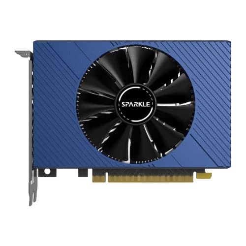 SPARKLE Intel Arc A380 Elf - grafikkort - Arc A380 - 6 GB Svart, Blå, Silver