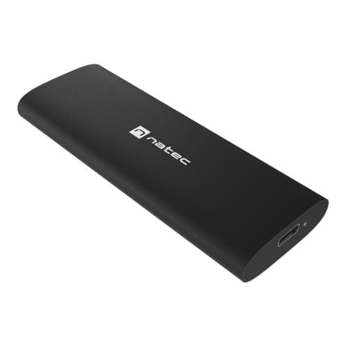 Natec RHINO - förvaringslåda - M.2 NVMe Card / PCIe (NVMe) - USB 3.1 (Gen 2) Svart