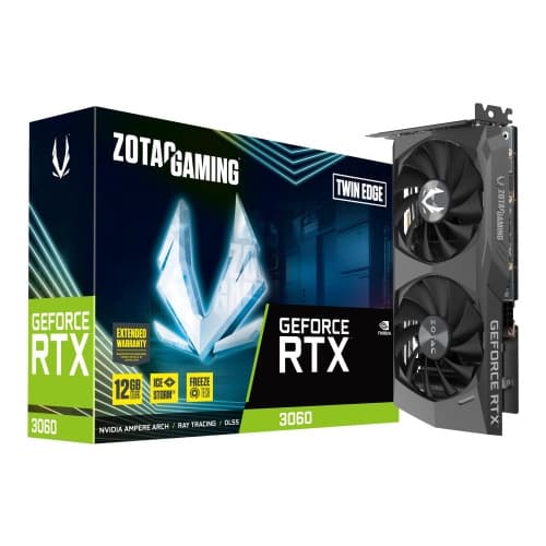ZOTAC GAMING GeForce RTX 3060 Twin Edge - grafikkort - GF RTX 3060 - 12 GB