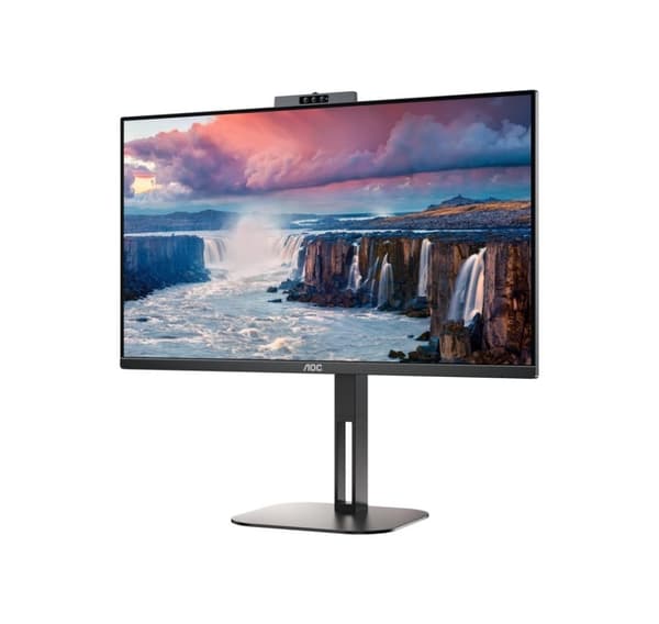 AOC, USB-C Monitor med Webcam, 24V5CW/BK