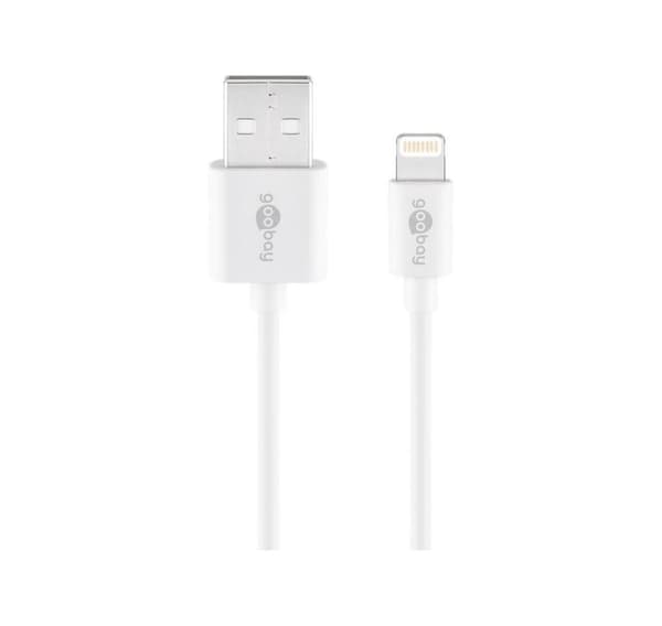 Goobay, USB-C Lightningiin, Lightning USB-lataus- ja synkronointikaapeli, 54600