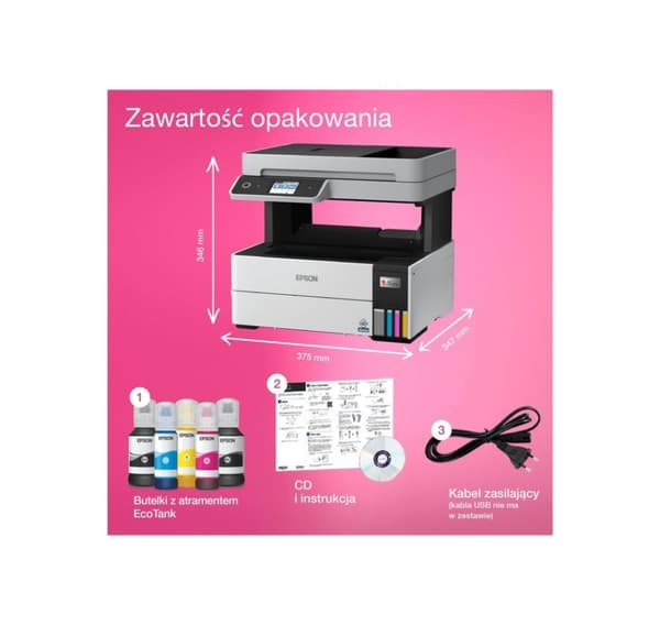 Epson, multifunktionsskrivare, EcoTank L6460