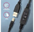 Pikkukuva 3 / 6: AXAGON, USB Type A - USB Type B, USB-toistinkaapeli, 20 m, ADR-220B