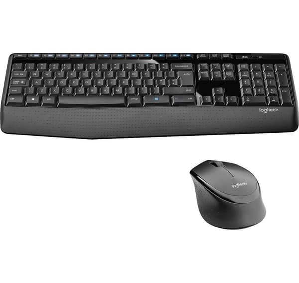 Logitech, näppäimistö- ja hiirisarja, MK345 musta