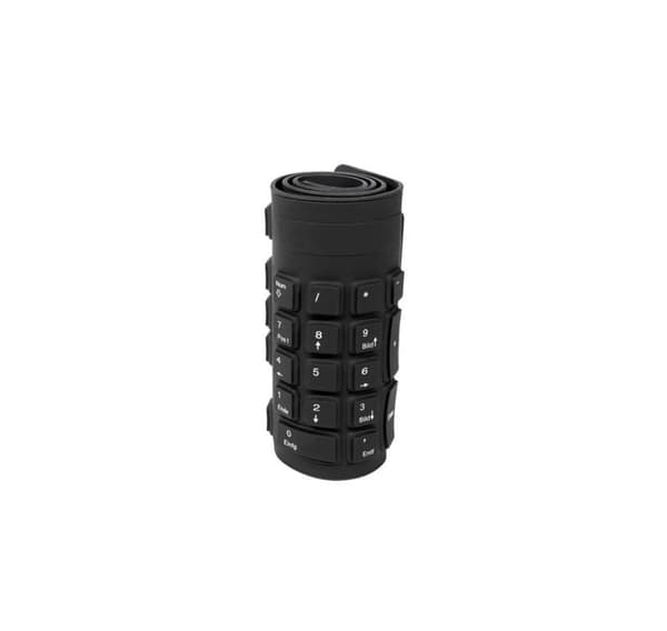 Logilink, Fleksibelt tastatur, Fleksibelt vandtæt tastatur USB + PS/2, ID0019A