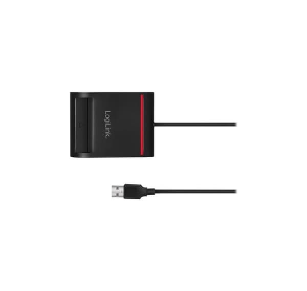 Logilink, kortläsare, USB 2.0 kortläsare, för smart ID, CR0047