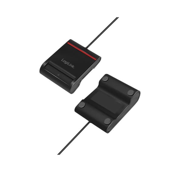 Logilink, kortläsare, USB 2.0 kortläsare, för smart ID, CR0047