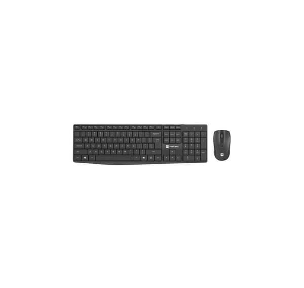 Natec, Tangentbord och Mus Set, Tangentbord och Mus, Squid 2in1 Bundle Svart