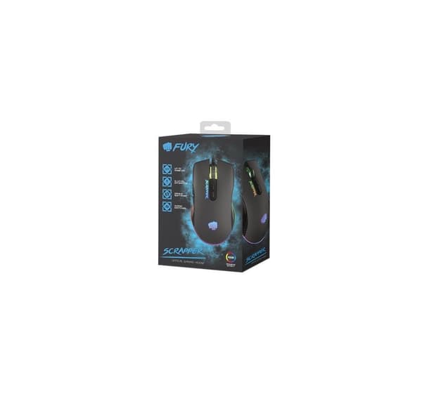 Fury, Wired, Gaming Mouse, Fury Scrapper