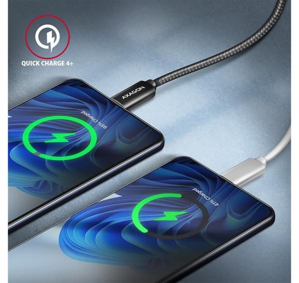 AXAGON, USB Type C - USB Type C, Data ja lataus USB4 Gen 3x2 kaapeli, 1 m, BUCM432-CM10AB