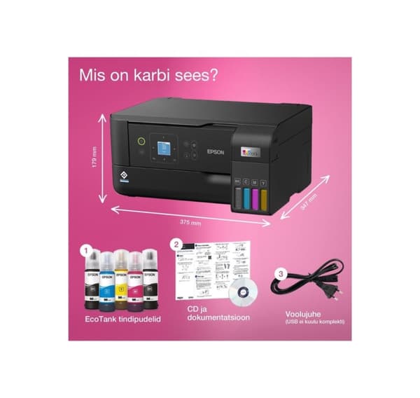 Epson, multifunktionel printer, EcoTank L3560