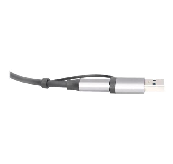 Digitus, USB3.0/USB C 3.1 till 2.5G Ethernet-adapter, USB Type-C Gigabit Ethernet-adapter 2.5G, USB-C + USB A (USB3.1/3.0), DN-3028
