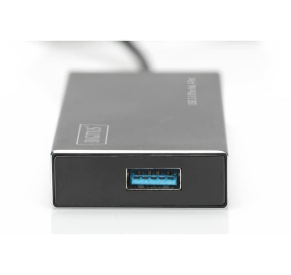 Digitus, USB 3.0 Hub, USB 3.0 Hub, 4-portar Inkl. 5V/2A strömförsörjning, DA-70240-1