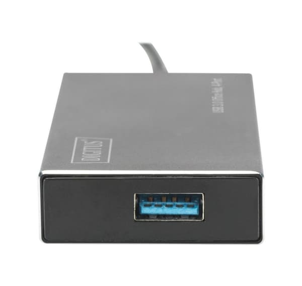 Digitus, USB 3.0 Hub, USB 3.0 Hub, 4-portar Inkl. 5V/2A strömförsörjning, DA-70240-1