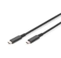 Pikkukuva 1 / 3: Digitus, USB-C - USB-C, USB 4.0 Type-C -liitäntäkaapeli, AK-300343-008-S