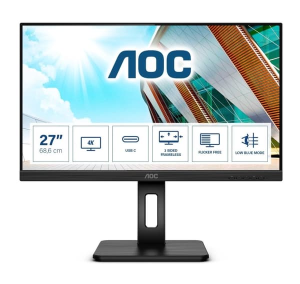 AOC, U27P2CA Svart