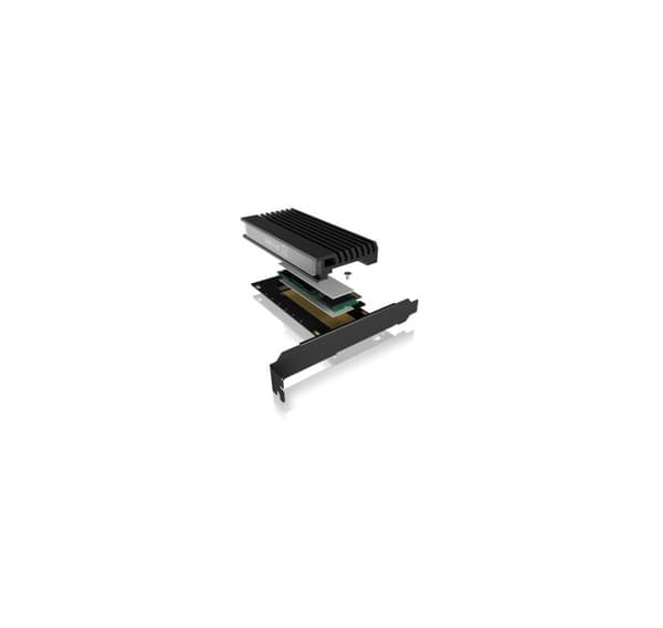 Raidsonic, ICY BOX, PCIe-kort med M.2 M-Key-sokkel for én M.2 NVMe SSD