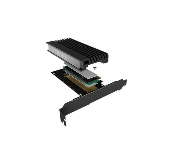 Raidsonic, ICY BOX, PCIe-kort med M.2 M-Key-sokkel for én M.2 NVMe SSD