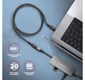 Pikkukuva 4 / 7: AXAGON, USB Type-C - USB Type-C, USB 20 Gbps -jatkokaapeli, BUCM32-CF15AB