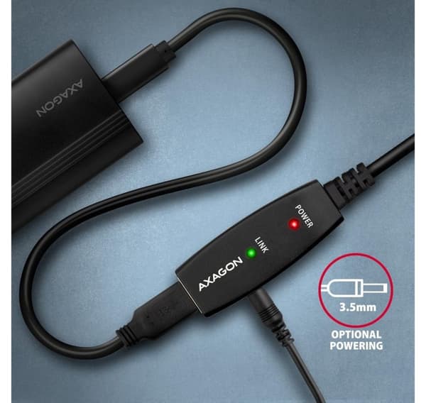 AXAGON, USB Type-A - USB Type-A, USB-toistinkaapeli, ADR-210