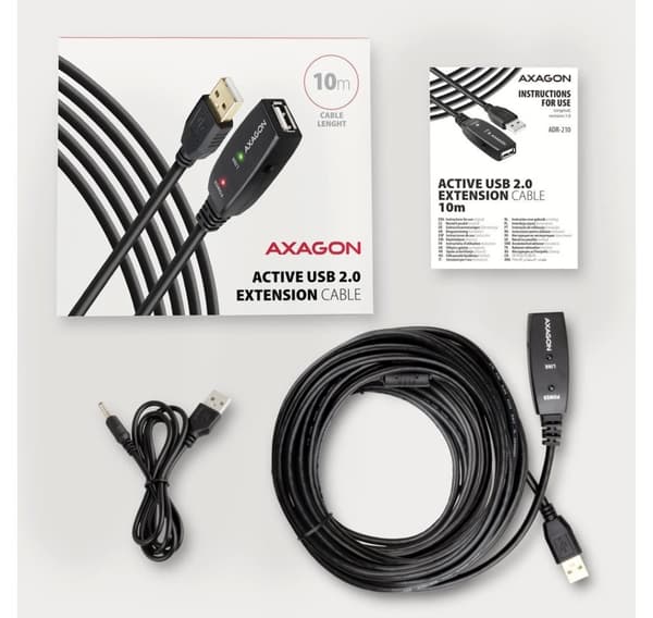 AXAGON, USB Type-A - USB Type-A, USB-toistinkaapeli, ADR-210