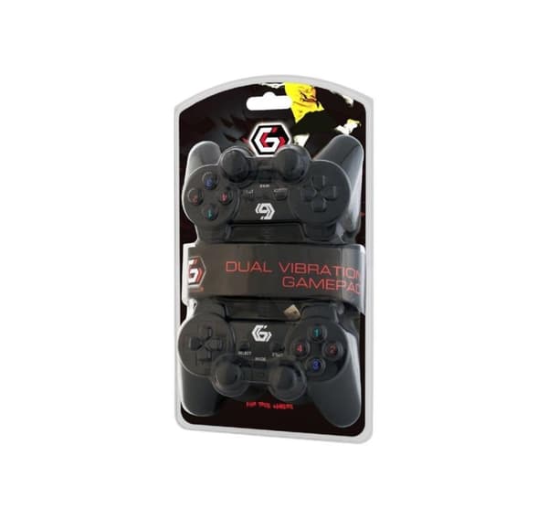 Gembird, dobbel USB gamepad med dobbel vibrasjon