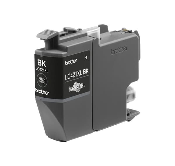 Brother, Brother LC421XLBK - High Yield - svart - original - blekkpatron, Brother LC, LC421XLBK