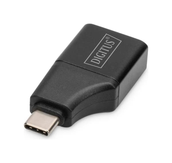 Digitus, USB-C till HDMI Typ-A, 4K USB-adapter, USB-C-kontakt till HDMI-A-uttag, AK-300450-000-S Svart