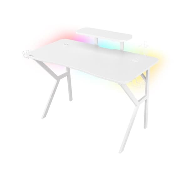 Genesis, pelipöytä, Holm 320 RGB Valkoinen