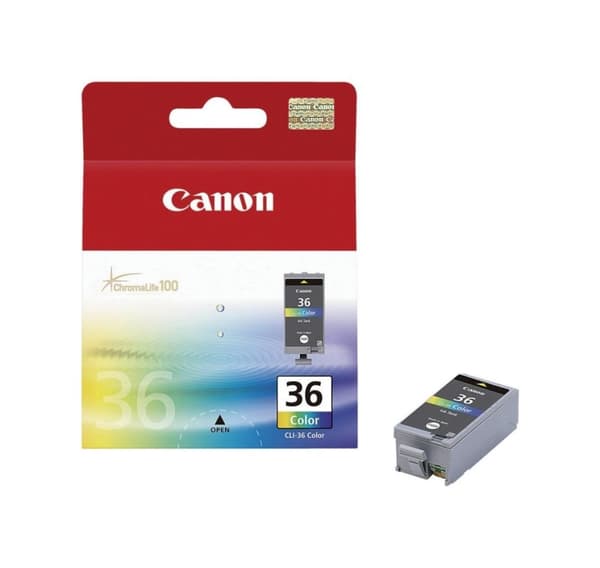 Canon, CLI-36 trefarvet