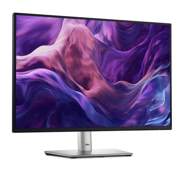 LCD-skärm, Dell, p2425 (24", panel ips, 1920x1200, 16:10, 100hz, matt, 8 ms, vridbar, vridbar, höjdjusterbar, tilt) Svart
