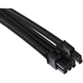 Miniatyrbild 2 av 3: CORSAIR Premium PCIe-kablar (enkel anslutning) Individuellt mantlad-2A Svart - (CP-8920243)