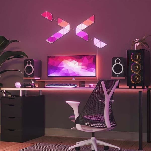 Set med 10 mini LED-paneler...