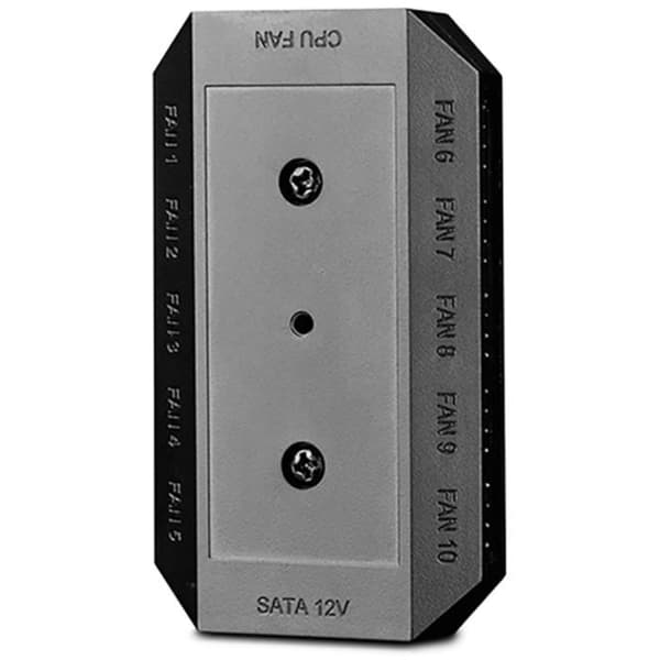DEEPCOOL - FH-10 Hub för fläktar - HUB 4 speldar / 3pins fläktar - 10portar - DP-F10PWM-HUB