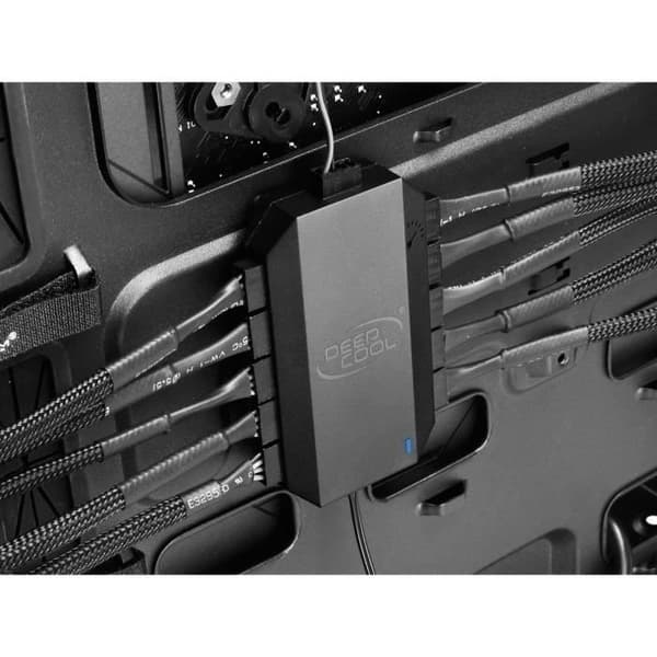 DEEPCOOL - FH-10 Hub för fläktar - HUB 4 speldar / 3pins fläktar - 10portar - DP-F10PWM-HUB