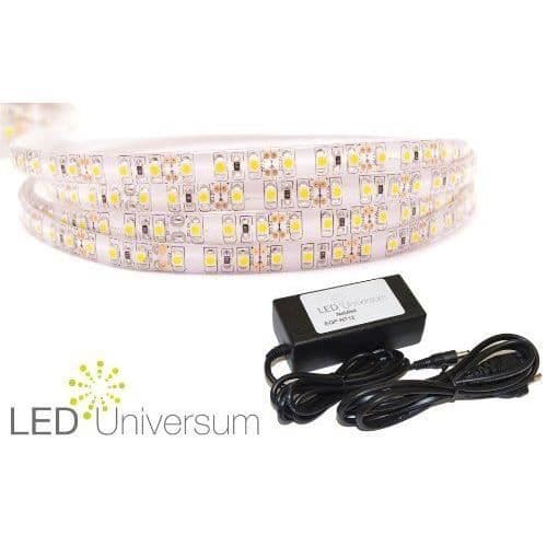 LED Universum 10Bandes Kallvit LED-remsa M 120LED/m, IP65, 12V med 10A strömförsörjning, 120W - 4250699211256